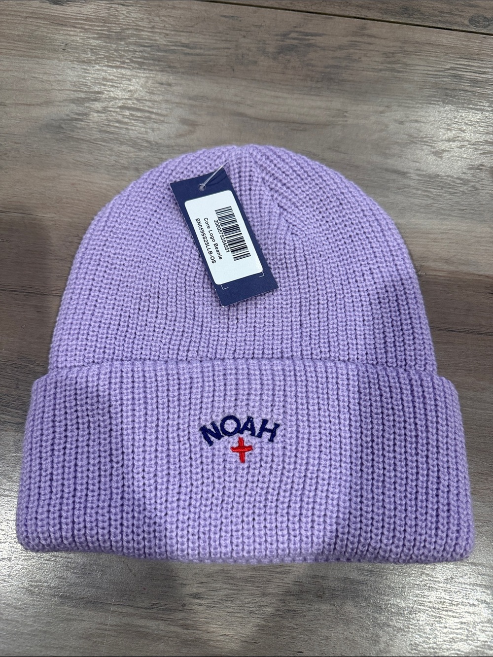 Noah Lavender Cuffed Knit Beanie